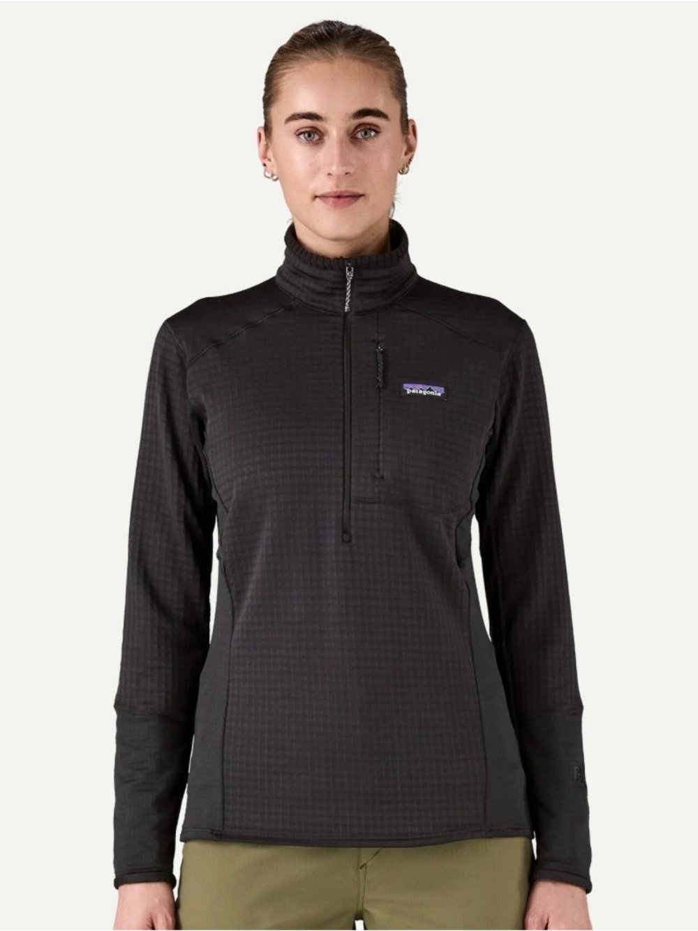 Patagonia women’s R1 pullover fleece base layer 1/4 zip